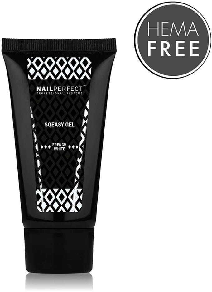 NailPerfect Sqeasy Gel French White - 60gr