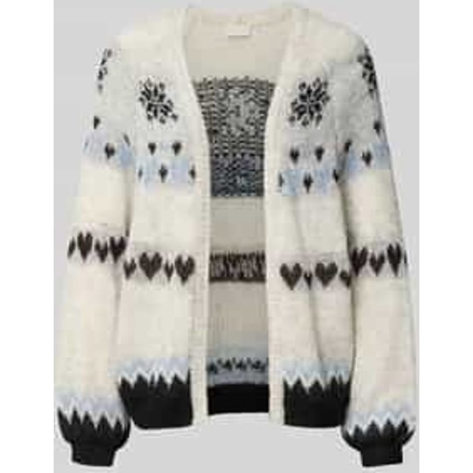 Loose fit cardigan met alpaca-aandeel