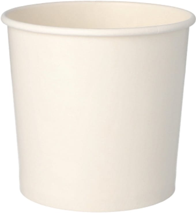 50 Soepkommen, karton To Go rond 770 ml Ø 11,8 cm · 10,5 cm wit