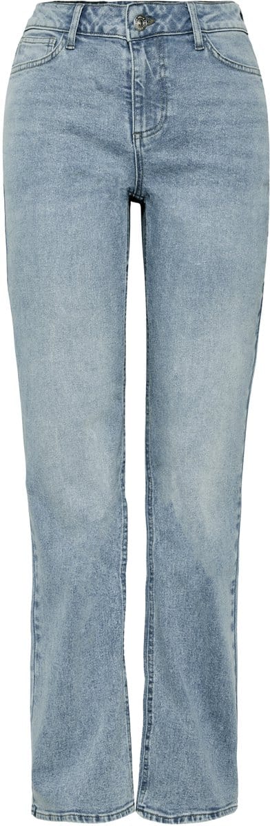 Pieces Straight fit jeans PCKELLY MW
