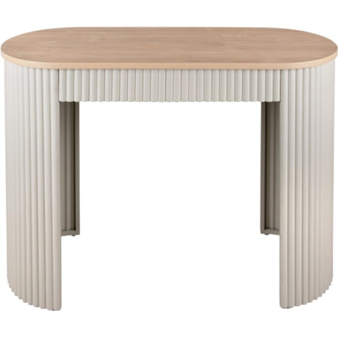 Leitmotiv Side table Estriado - Grijs - 100x40x76.5cm - Modern