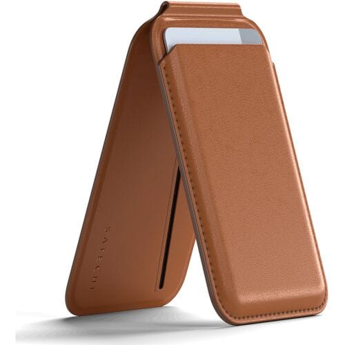 Satechi MagSafe wallet met standaard (bruin)