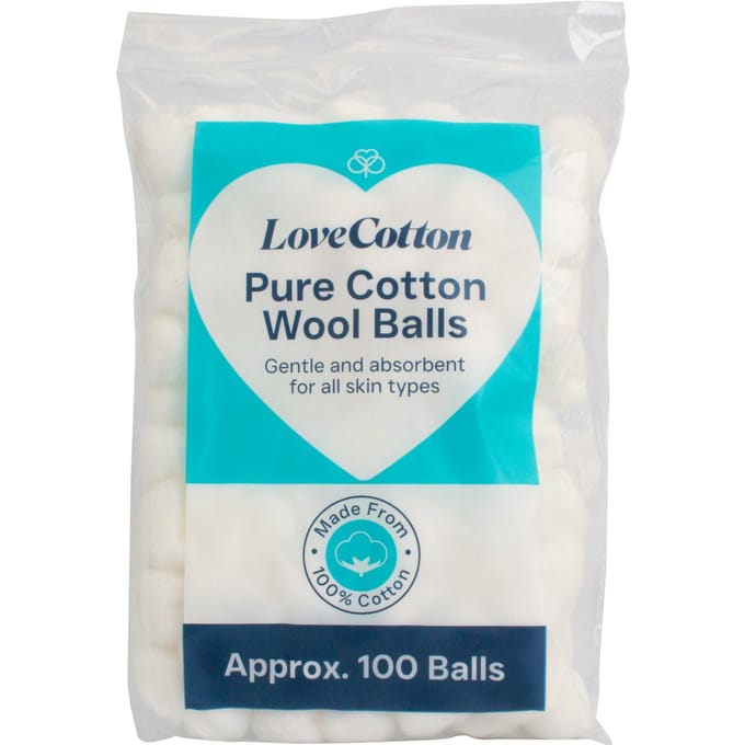 Love Cotton Cotton Wool Balls 100 st