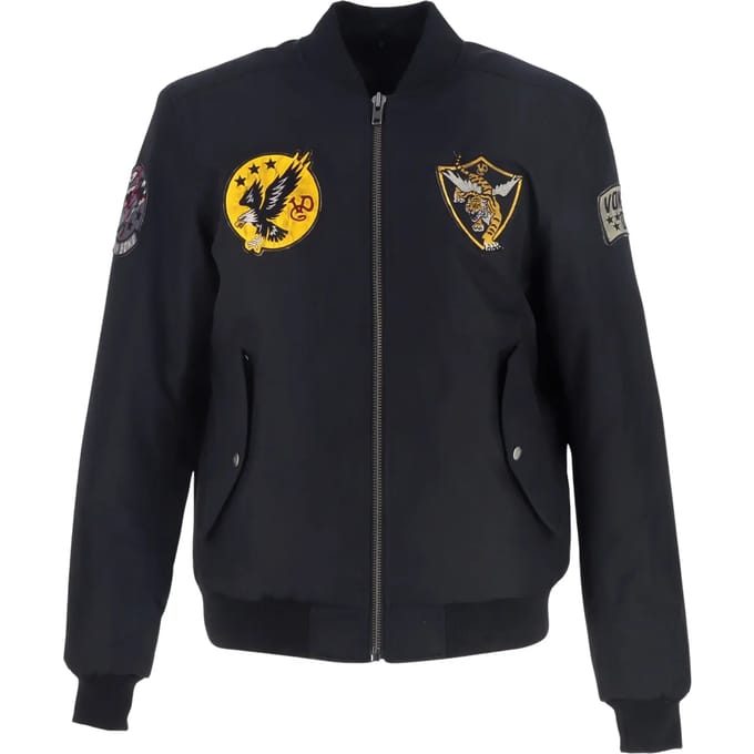 Motorjack van technische stof Von Dutch Fight