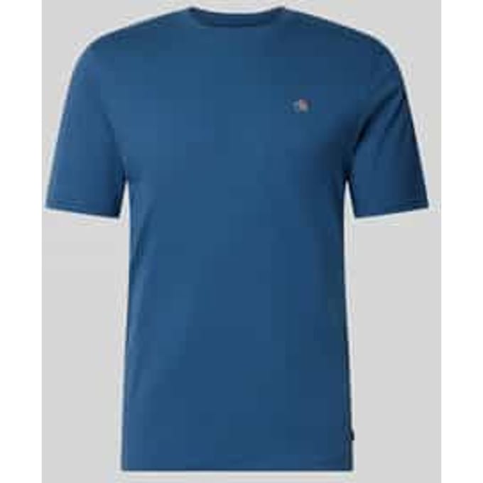 T-shirt met Labelstitching en Ronde hals