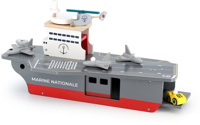 VILAC - Vliegdekschip - houten speelgoed