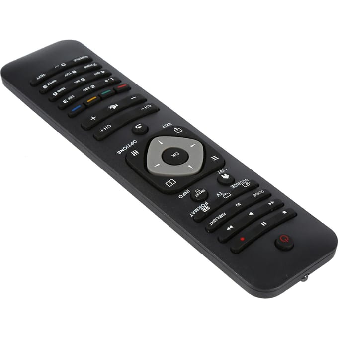 Universele afstandsbediening als vervanging voor de Philips LCD LED TV zwart