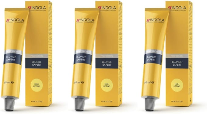 Indola Profession Blonde Expert High Lifting 60ml – 1000.32 blond goud parel - 3 tubes