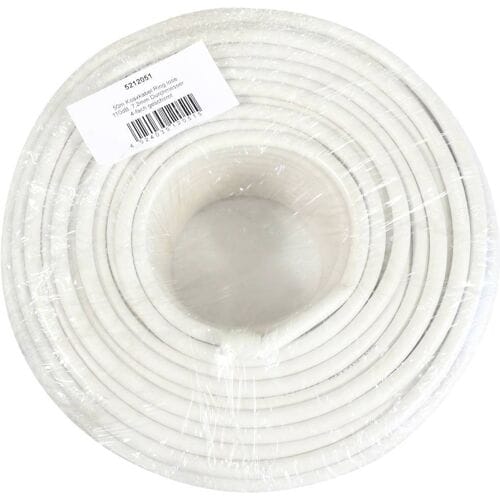 Telestar 5212051 Coaxkabel Buitendiameter: 7.2 mm Wit 50 m