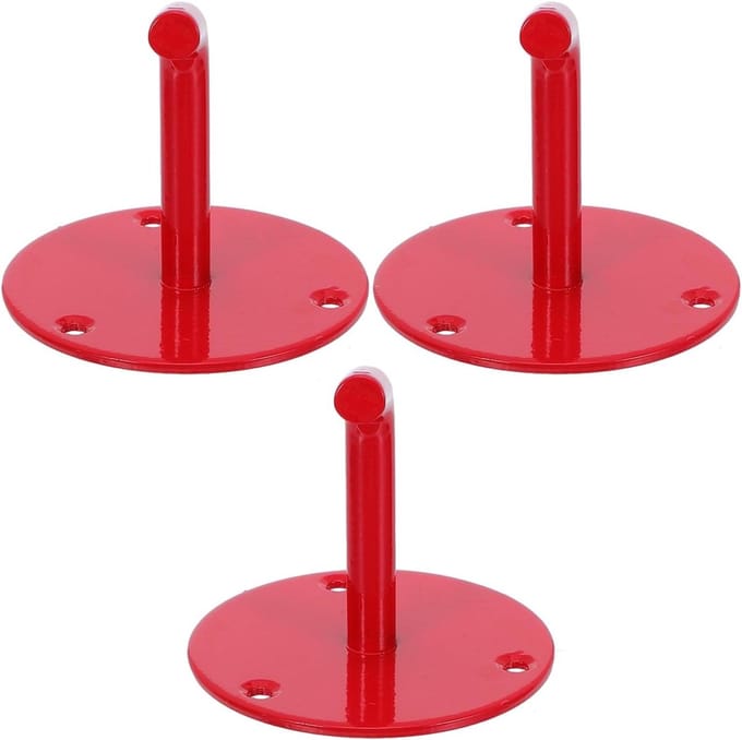 Brandblusser Houder - Metalen Beugel - Veiligheid Thuis - Stevige Constructie - Compact Formaat - Rood
