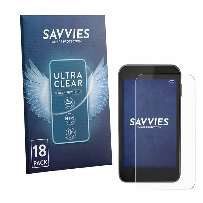 Savvies - Screenprotector voor Equil Patch 200U - Folie Beschermfolie transparant 18 Stuks