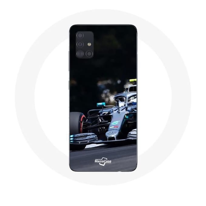 Coque pour Samsung Galaxy A71 Formule 1 Valtteri Bottas Pilote automobile F1 Noir