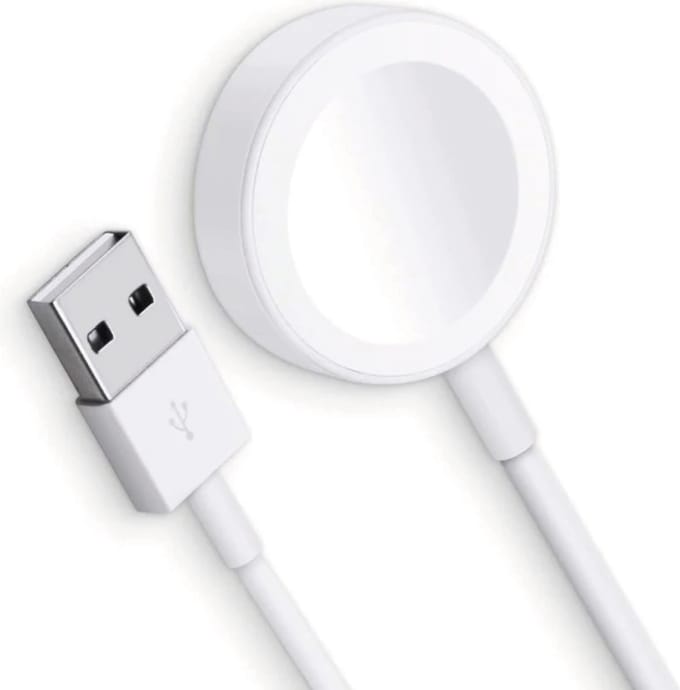 Oplaadkabel geschikt voor Apple Watch Draadloos 1 Meter Wit
