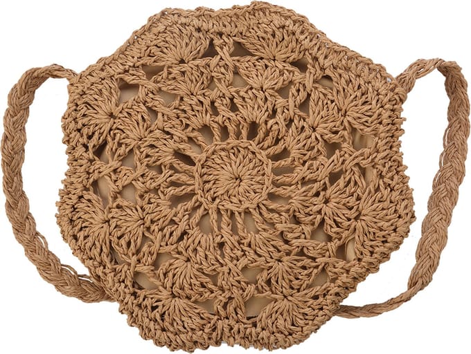 Juleeze Handtas Dames Ø 20 cm Bruin Polyester