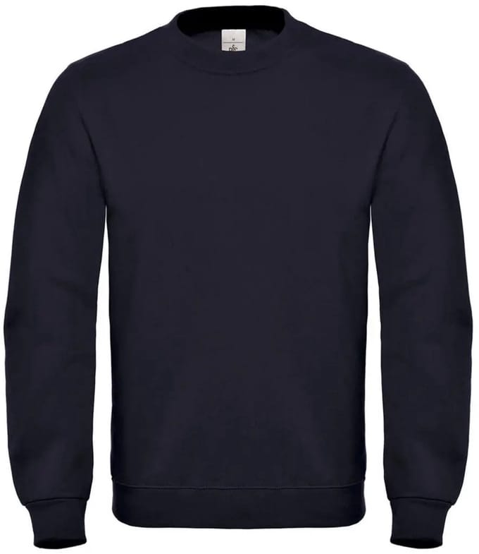 B&C Sweater Heren Maat M Blanco