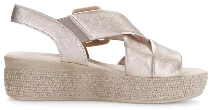 Gabor -Dames - goud - sandalen - maat 41