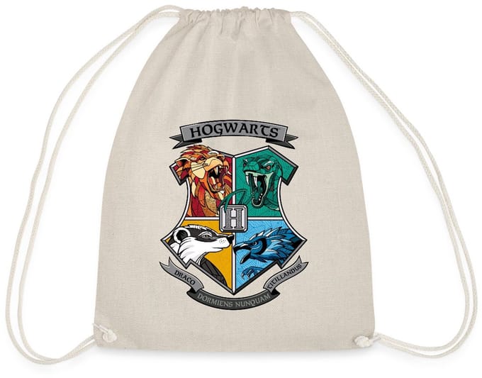 Harry Potter Hogwarts Logo Gymtas