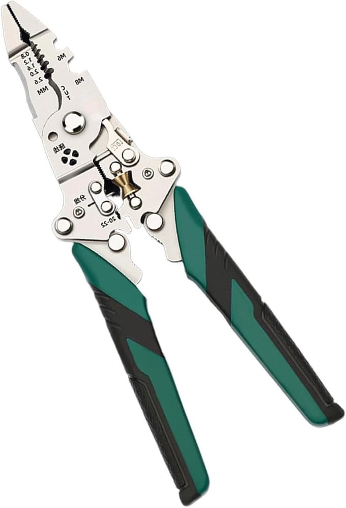 Draadstripper - Krimptang Multitool - Elektrisch Werk - 11 Functies - 21.7 cm - Metaal