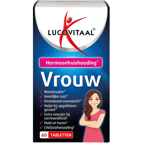 Lucovitaal Vrouw Hormoonhuishouding - Hormoonsupport - 3 x 60 tabletten