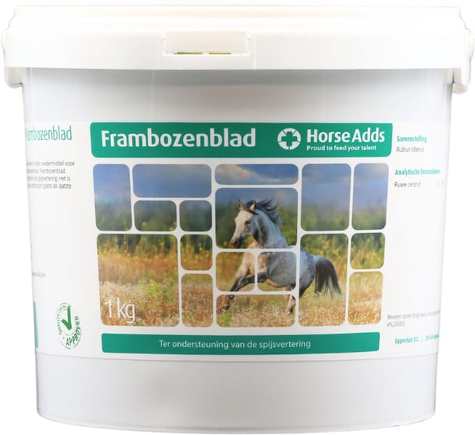 Frambozenblad 1 kg - Horse Adds Paardensupplementen