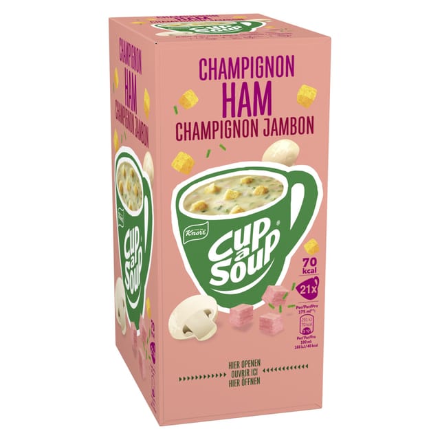 Knorr Cup-a-Soup Champignon Ham 21 x 175 ml