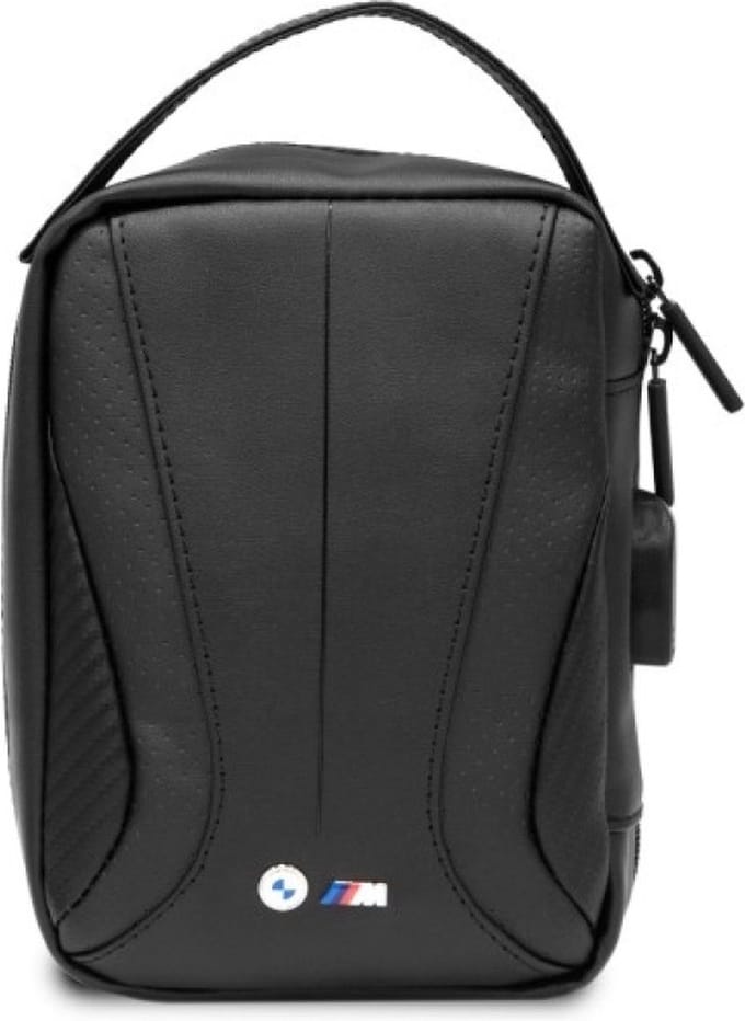 BMW M-Line Universele Organizer Carbon and Perforated - Zwart