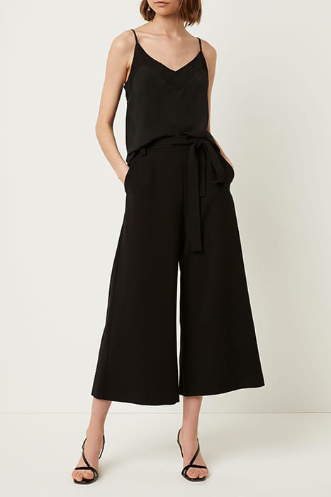 French Connection Whisper Belted Culottes Black Taglia: 8 | Pantaloni Outlet | Donna | Nero