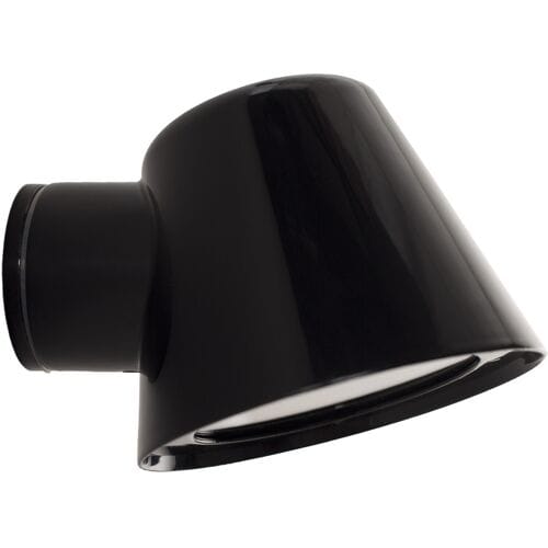 KS Verlichting Vita Cup Muurlamp Zwart met Lichtsensor LED