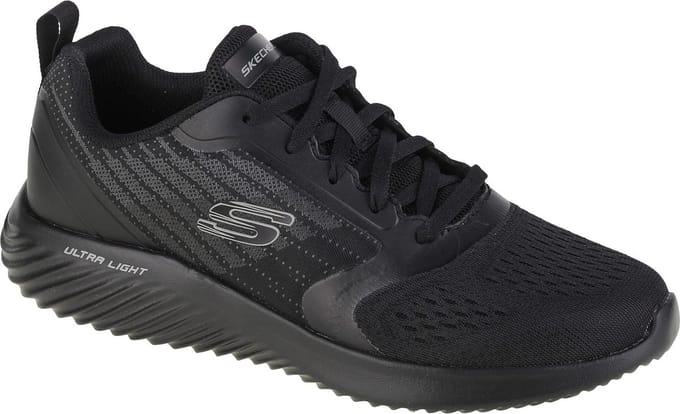 Skechers Bounder Verkona, Mannen, Zwart, Sneakers, maat: 42,5