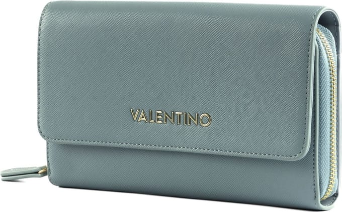 VALENTINO Schoudertas Koppeling Zero Re Wallet With Shoulder Strap Polvere Lichtblauw