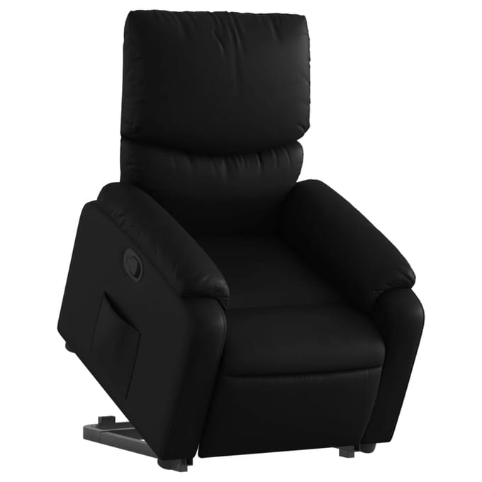 Vidaxl Verstelbare Fauteuil, Zwart, Bekleed met Kunstleer