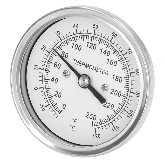 ?18?120 celsius Wijzerplaat Thermometer Barbecue Oven Bimetaal Thermometer Wijzer Type Temperatuurmeter white