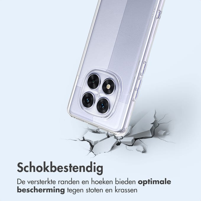 imoshion Doorzichtig Hoesje - Geschikt voor Xiaomi Redmi Note 14 Pro 5G - Stevige Transparante Backcover met Verstevigde Hoeken en Krasbestendige Achterkant