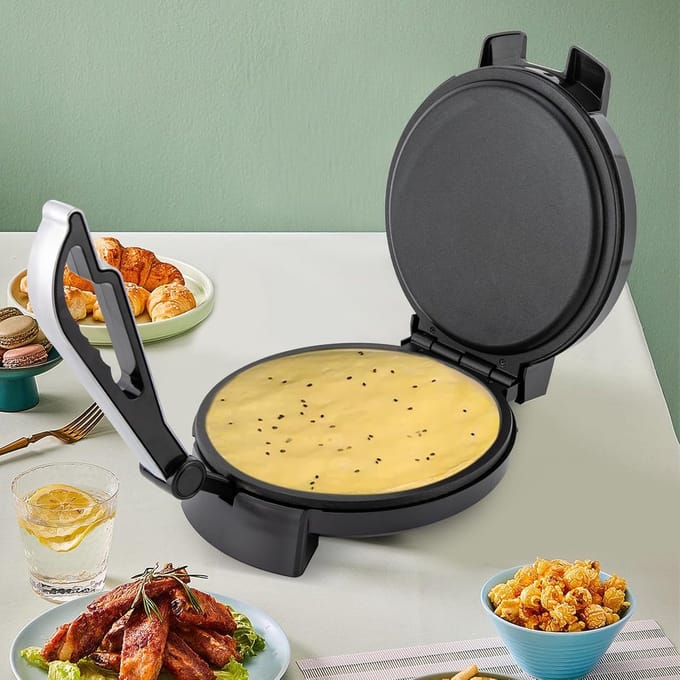 Roti Maker - Tortilla Pers - Elektrisch - Roti Pan - Bakervaring