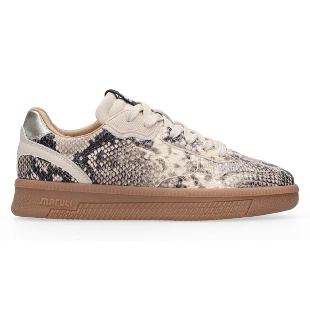 Maruti Yale Sneakers Dames - Leren Sneaker - Beige - Maat 43