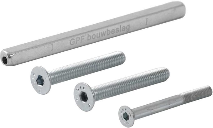 Bevestiging - Staal verzinkt - GPF - AG0314 bevestigingsset