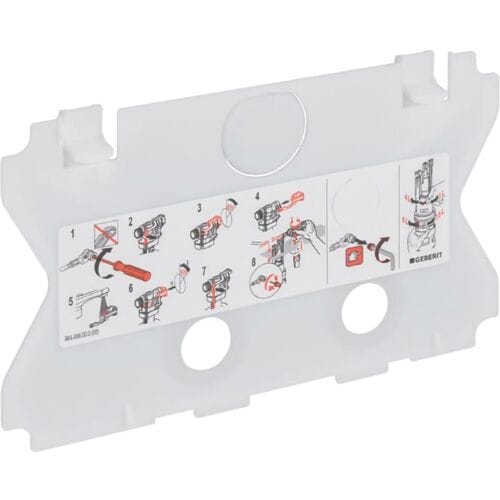 Geberit protection plate for concealed cistern 240.930.00.1