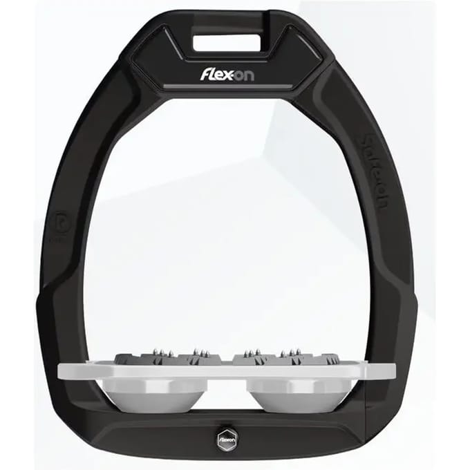 Veiligheidsstijgbeugels Plat Ultra Grip Zwart/Grijs/Grijs Flex-On Safe-On