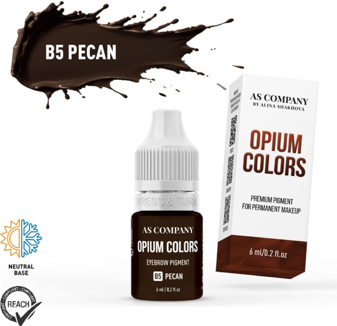 ASCompany Opium Colors B5 Pecan 6 ml – Brow Pigment