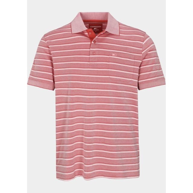 Commander flag Polo heren Rood 214008346/401