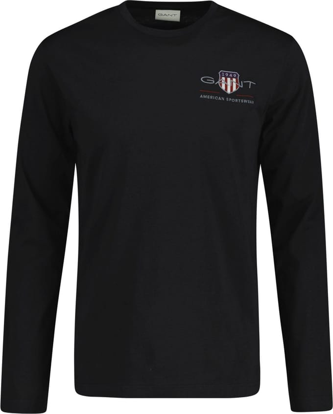 Gant T-Shirt Medium Archive Shield Long Sleeve Zwart / male