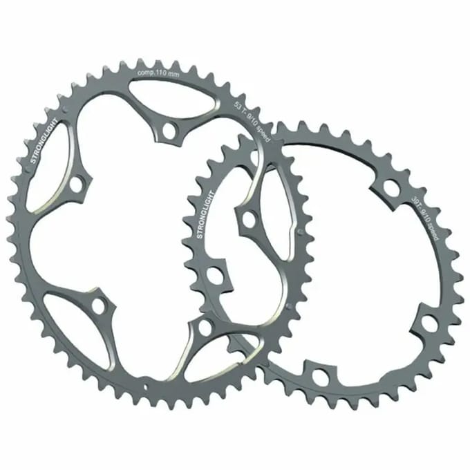 Stronglight kettingblad S Race Dural (steek 110mm) 50T 9/10v zilver