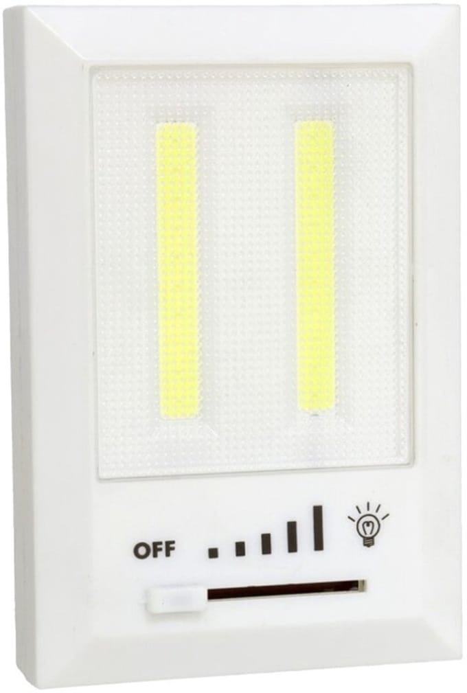 Gerimport Kastlampen - met dimmer - LED lampen - wit - 11 x 7.5 cm