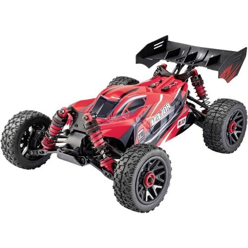 Reely Major Rood Brushed 1:14 RC auto Elektro Buggy 4WD RTR 2,4 GHz Incl. accu en lader