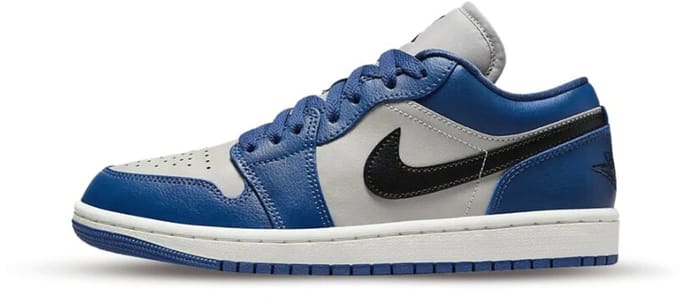 Jordan 1 Low French Blue College Grey (Women's) - Maat 43