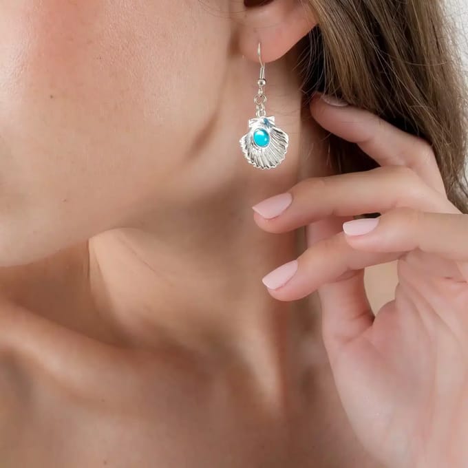 Sylvie Monthulé | Silver Earrings | Ocean Secrets