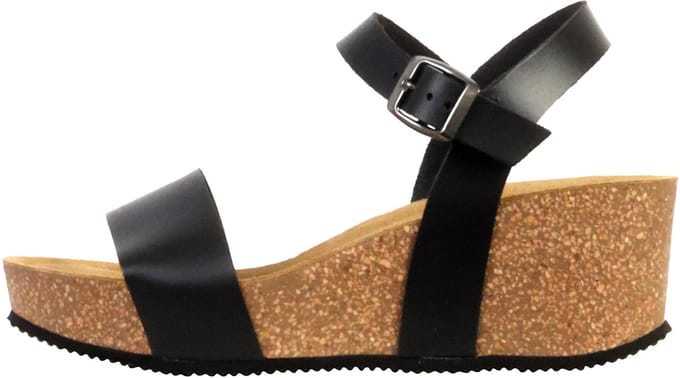 Noga Laura Edge leren sandalen met sleehak