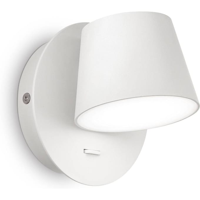 Ideal Lux Gim LED wandlamp kop instelbaar wit