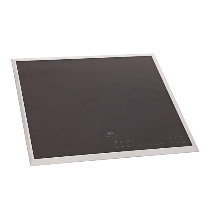 AEG glasplaat met kader, inox, AEG, 576x516mm 8583058137750