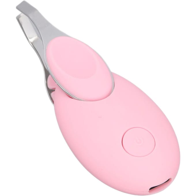 Pince à épiler électrique rechargeable pour sourcils, multifonction rose